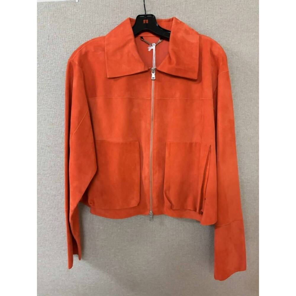 NEW ALGO women's long sleeve jacket in orange